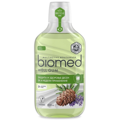 BioMed ополаскиватель для полости рта WELL GUM 500мл.