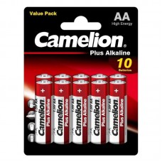 Батарейка пальчик LR6 Plus Alkaline BP1х10p батарейка цена за 10шт Camelion