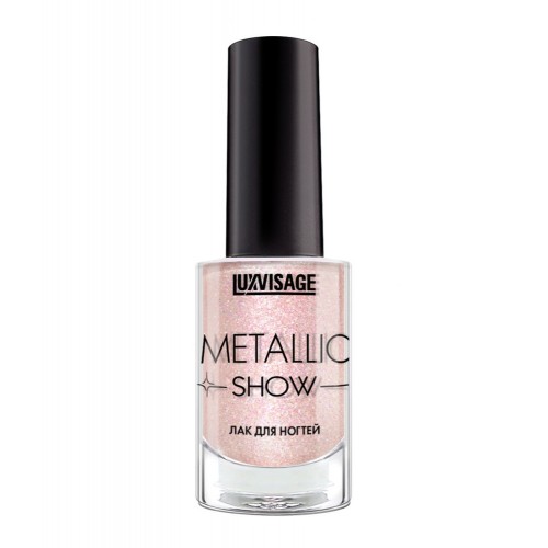Лак для ногтей LUXVISAGE Metallic Show 304 Розовый кварц