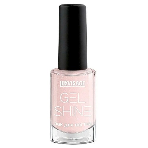 Лак для ногтей LUXVISAGE GEL SHINE, 101 Молочный розовый с шиммером