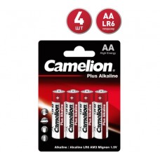 Батарейка пальчик LR6 Plus Alkaline BP4+2 батарейка 1,5В цена за 6шт Camelion