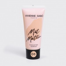 Vivienne Sabo Матирующий тональный крем/ Mattifying foundation тон 03