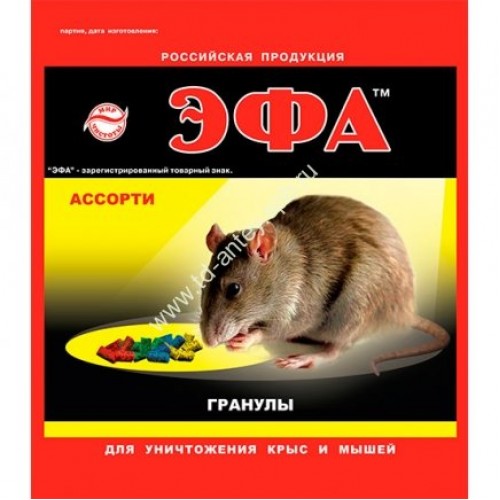 Эфа гранулы (ассорти) 125г. кор/40шт.