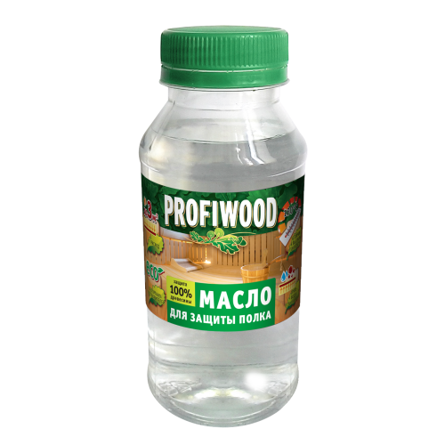 Масло для защиты полка в бане PROFIWOOD 0,176 кг.