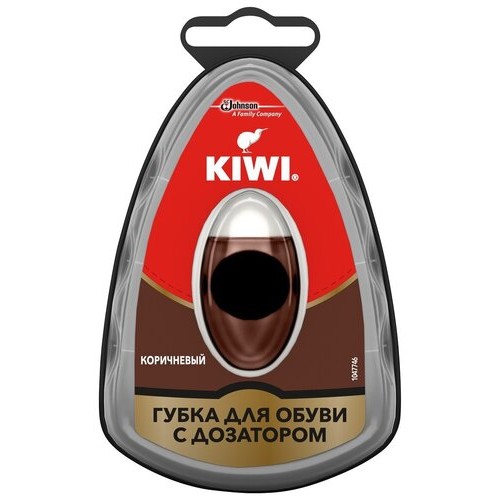 КИВИ экспресс губка с дозатором 6х6мл Коричневая