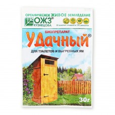 Биопрепарат Удачный для туалета и выгребных ям,порошок 30г/КП