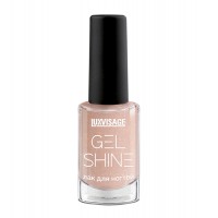 Лак для ногтей LUXVISAGE GEL SHINE, 102 Светлый бежевый с шиммером