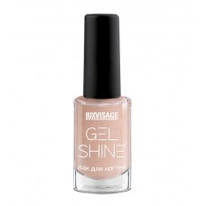 Лак для ногтей LUXVISAGE GEL SHINE, 102 Светлый бежевый с шиммером