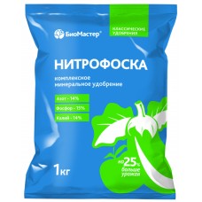 Нитрофоска 1кг, N-10, Р-20, К-11, гум., БиоМастер