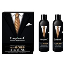 Compliment men ПН №1772 New Boss The King (Шампунь для волос 250мл+Гель для душа 250мл) 10шт