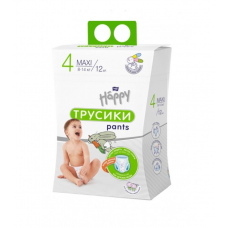 Белла трусики-подгузники (4) для детей размер  MAXI 8-14 кг., 12 шт.