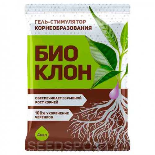 Биоклон гель для укоренения черенков, 4мл (стимулирует быстрый и активный рост корней)