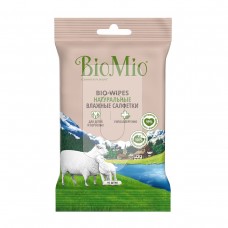 BioMio Влажные салфетки 15шт (кор.28 шт) Bio-WIPES