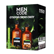 MEN CODE Подарочный набор Открой свою силу: Крем-гель для душа DEEP CLEANING 300 мл + Шампунь для во