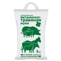 Мука витаминно-трявяная 3 кг витаминно-белковая добавка в корм (упак 3шт) ВХ
