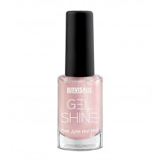 Лак для ногтей LUXVISAGE GEL SHINE, 105 Светлый розовый с золотистым шиммером