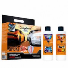 Compliment ПН №1169 KIDS Sportcar #1 оранжевый (Гель для душа и ванны 200мл+Шампунь для волос 200м
