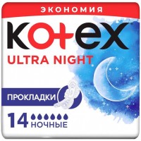 Котекс Ультра Сетч гигиенические прокладки Найт 14шт (арт 9425973)
