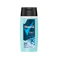 REXONA MEN Гель для душа и шампунь 2в1 100мл Горный лёд