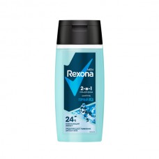 REXONA MEN Гель для душа и шампунь 2в1 100мл Горный лёд