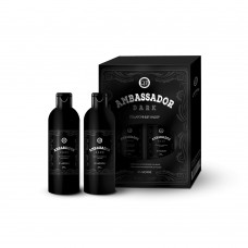 Q.P. ПН №1121 Ambassador Dark (шампунь-кондиционер для волос 250мл+ восстанавливающий гель для душа