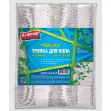 AV Тряпка д/мытья пола Eco Technology, 80*100cv, 1шт полосатая
