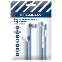 Наушники вакуумные с микрофоном ERGOLUX ELX-WHP02P-C01