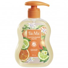 BioMio жидкое мыло 300мл Апельсин и Бергамот BIO-SOAP RU-CIS(24)+BY