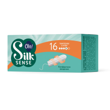 Тампоны женские гигиенические OLA! Silk Sense SUPER уп.16