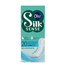 ОЛА ежедневные прокладки Дейли Large 20шт SILK SENSE