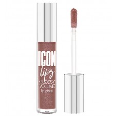 Блеск для губ с эффектом объема LUXVISAGE ICON lips glossy volume, 506 Карамельно-бежевый