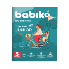 BABIKO My balance Подгузники-трусики 5 12-18кг JUNIOR 17шт