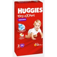 Хаггис подгузники трусики Драй Эксперт Мега 3 66шт
