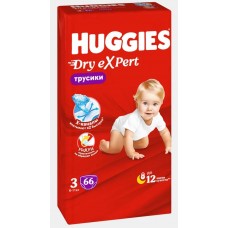 Хаггис подгузники трусики Драй Эксперт Мега 3 66шт