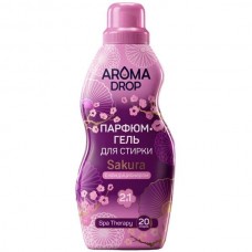 AROMA DROP Spa Terapy гель-парфюм для стирки 2в1 с кондиционером Sakura 1000мл