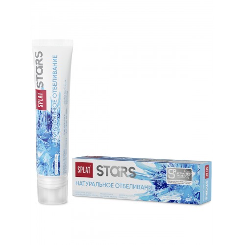 СПЛАТ STARS зубная паста 125гр НАТУРАЛЬНОЕ ОТБЕЛИВАНИЕ