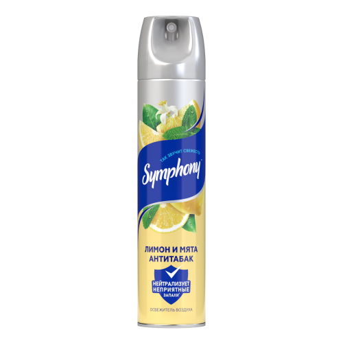 Symphony освежитель воздуха Антитабак (Лимон и мята), 300 мл *
