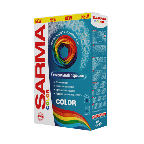 САРМА стиральный порошок 400гр Колор САРМА стиральный порошок 400гр Колор