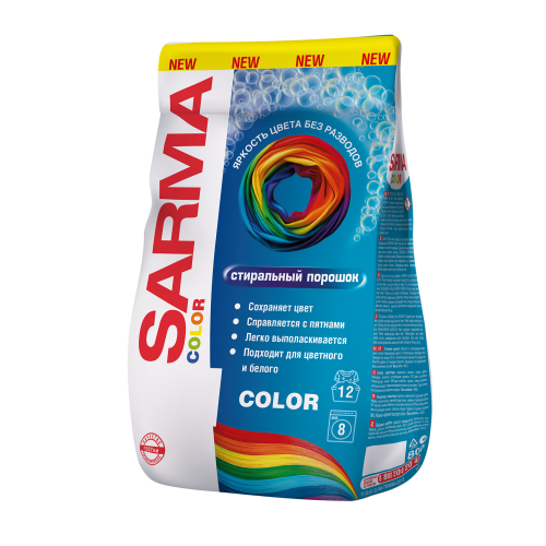 САРМА стиральный порошок 800 гр Колор САРМА стиральный порошок 800 гр Колор