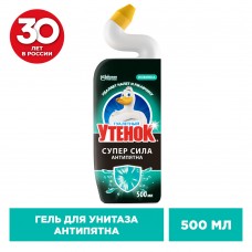 Туалетный утенок гель для унитаза 500мл АНТИПЯТНА
