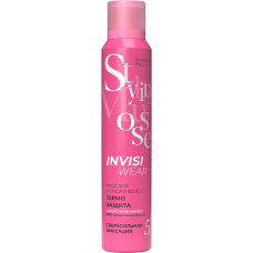 Прелесть INVISIWEAR мусс-пенка для волос Термозащита невесомая для горячей укладки, 200мл