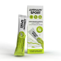 Дивидик Спорт кислородный пятновыводитель для стирки спортивной обуви, 4 шт в уп.