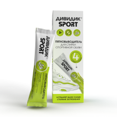Дивидик Спорт кислородный пятновыводитель для стирки спортивной обуви, 4 шт в уп. Дивидик Спорт кислородный пятновыводитель для стирки спортивной обуви, 4 шт в уп.