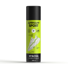 Дивидик Спорт краска универсальная для обуви и изделий кожи/замши/велюра, текст. 250мл Дивидик Спорт краска универсальная для обуви и изделий кожи/замши/велюра, текст. 250мл