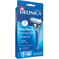Deonica 5 лезвия FOR MEN Бритва безопасная со сменной кассетой мужская