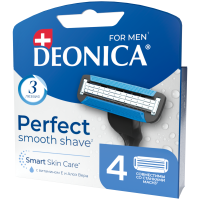 Deonica 3 лезвий FOR MEN Сменные кассеты для бритья, 4 шт