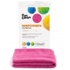 Салфетка Fun Clean из микрофибры д/уборки пола 50*60см 1шт (Акцент)