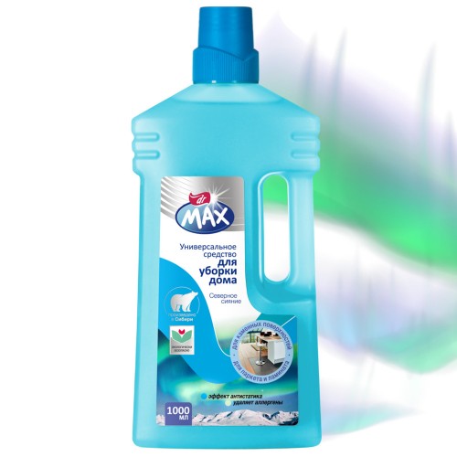 Dr Max Универсальное моющее и чистящее средство для уборки дома Северное сияние 1000мл.