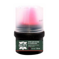 GLITT Крем для обуви банка с губкой черный 50мл