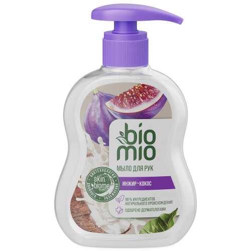 BioMio жидкое мыло 300мл Инжир и Кокос BIO-SOAP